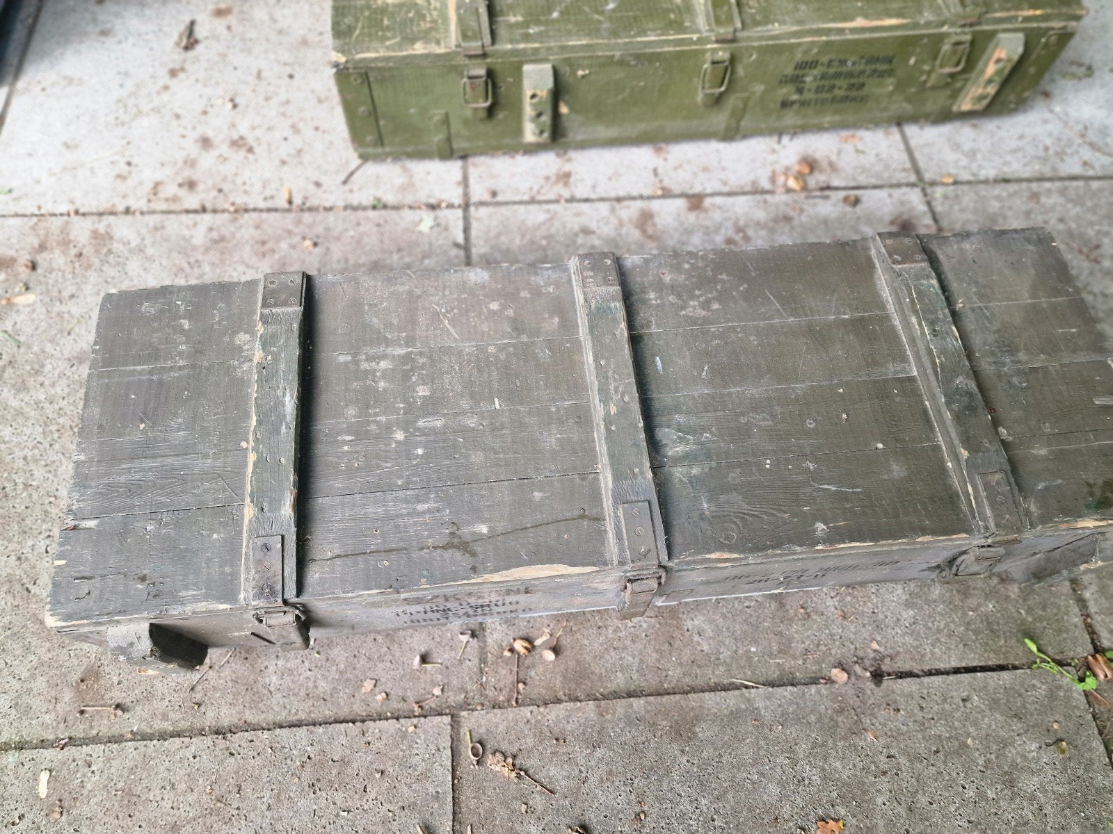 Legerkist - Leuk voor op jongenskamer, Huis en Inrichting, Ophalen