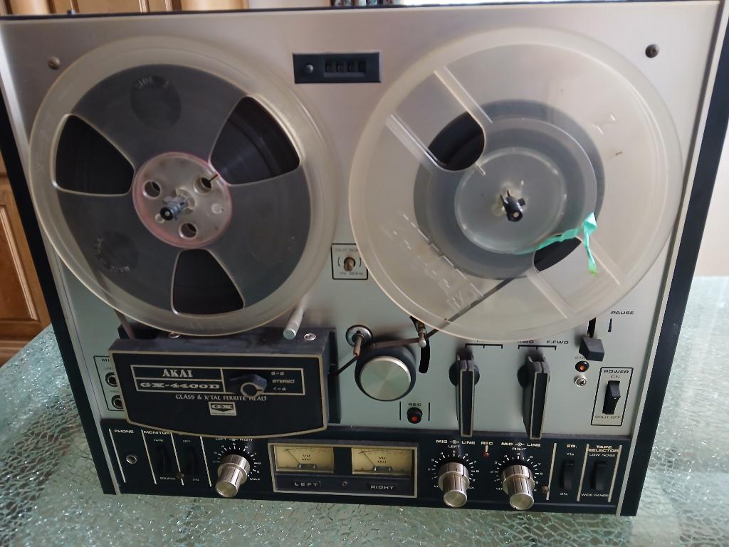 Akai GX4400D bandrecorder met stofkap, Ophalen, Bandrecorder, Met banden