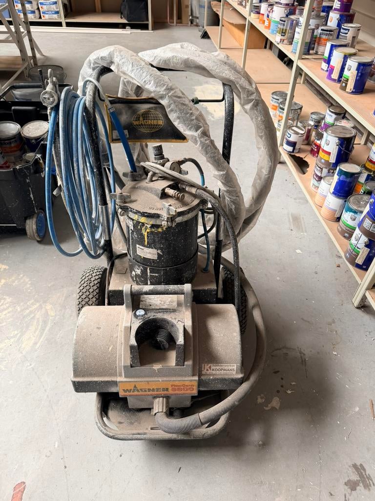 Professionele verfspuit Wagner fine coat 9800, Ophalen, Gebruikt, Verfspuit of Verfpomp