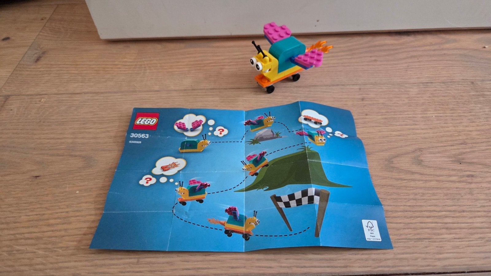 Lego 30563 slak, Lego, Ophalen of Verzenden, Zo goed als nieuw, Complete set