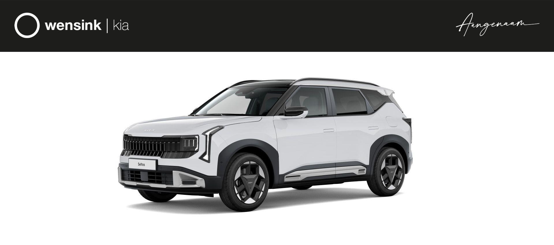 Kia Seltos 1.6 GDi DCT6 Hybrid AIR | Nu te Bestelen | 16" li, Auto's, Kia, 1465 kg, Wit, Bedrijf, Nieuw