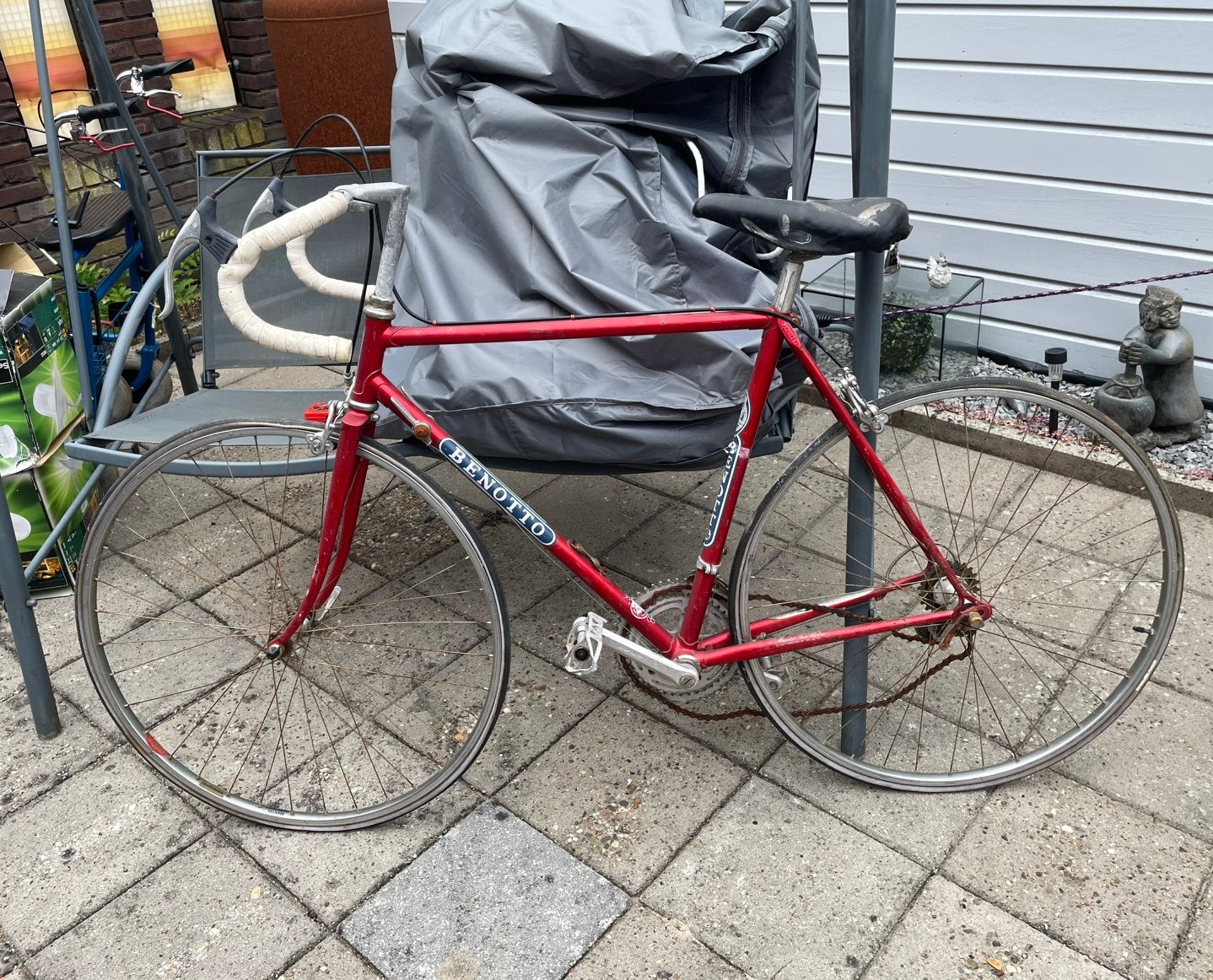 Klassieke Benotto racefiets; voor de liefhebber, Fietsen en Brommers, Fietsen | Oldtimers, 59 cm of meer, Ophalen