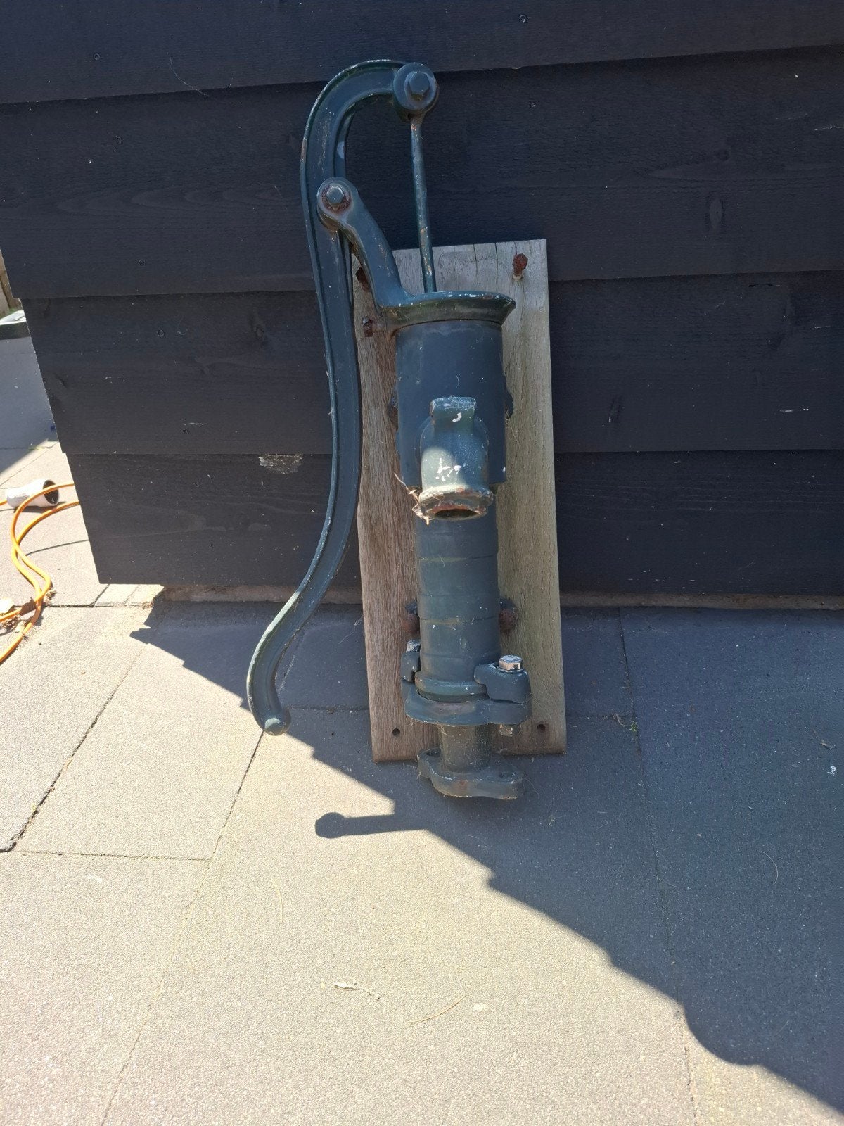 Ouderwetse sierwaterpomp, Tuin en Terras, Waterpompen, Ophalen, Gebruikt, Handmatig