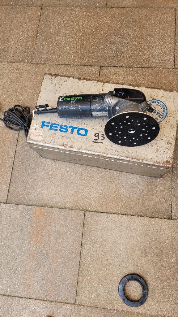 Festool rotex RO 1 - 150 mm excentrische  schuurmachine, Ophalen of Verzenden, Gebruikt, 600 tot 1200 watt, Vlakschuurmachine