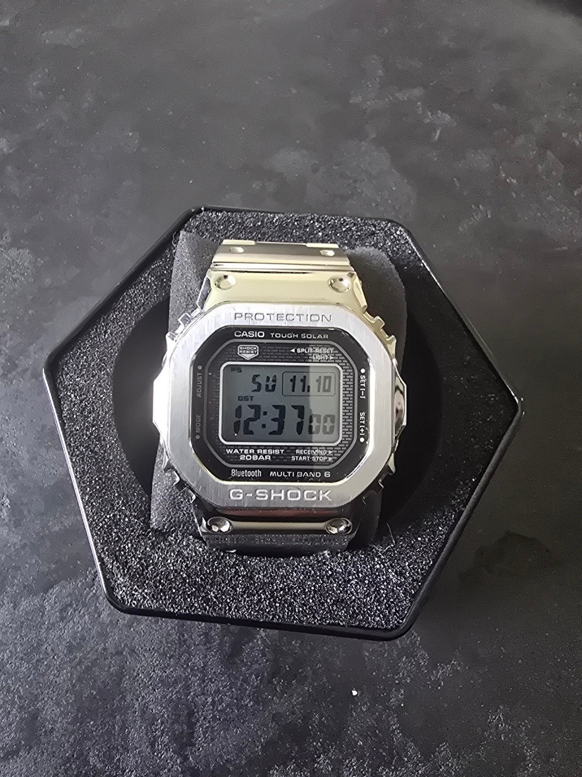 Casio G-Shock GMW-B5000D-1ER - Zo goed als nieuw, Staal, Polshorloge, Ophalen of Verzenden, Zo goed als nieuw