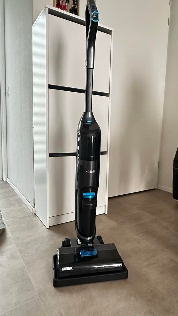 KOENIC KVRWD 21624 Vloerreiniger Antraciet/blauw, Doe-het-zelf en Verbouw, Reinigingsmachines, Ophalen, Zo goed als nieuw, Schrobmachine