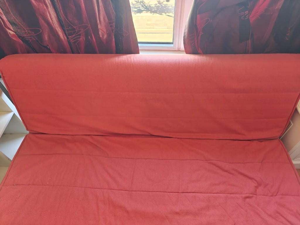 Ikea slaapbank Beddinge - gratis af te halen, Huis en Inrichting, Ophalen, Gebruikt, Tweepersoons, 140 cm