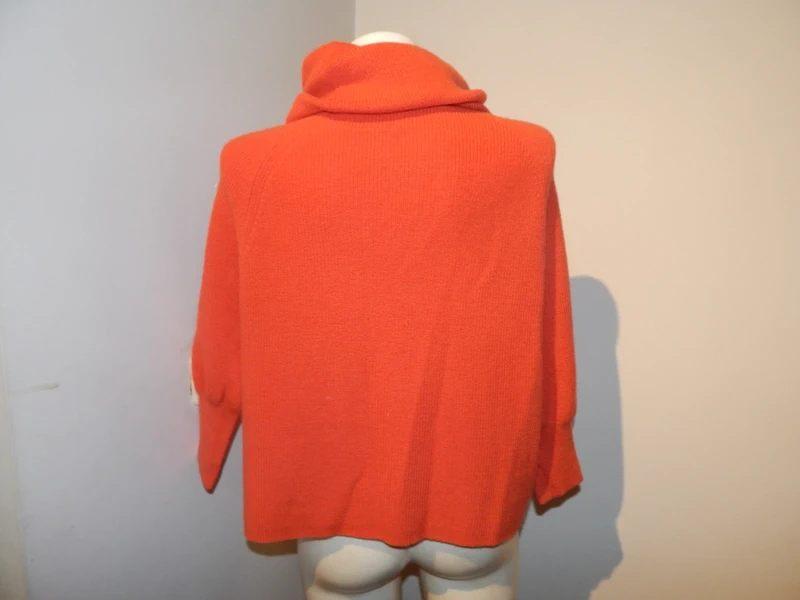 Karen Millen gebreide zachte trui grote kol baggy look M, Maat 38/40 (M), Karen Millen, Verzenden, Oranje