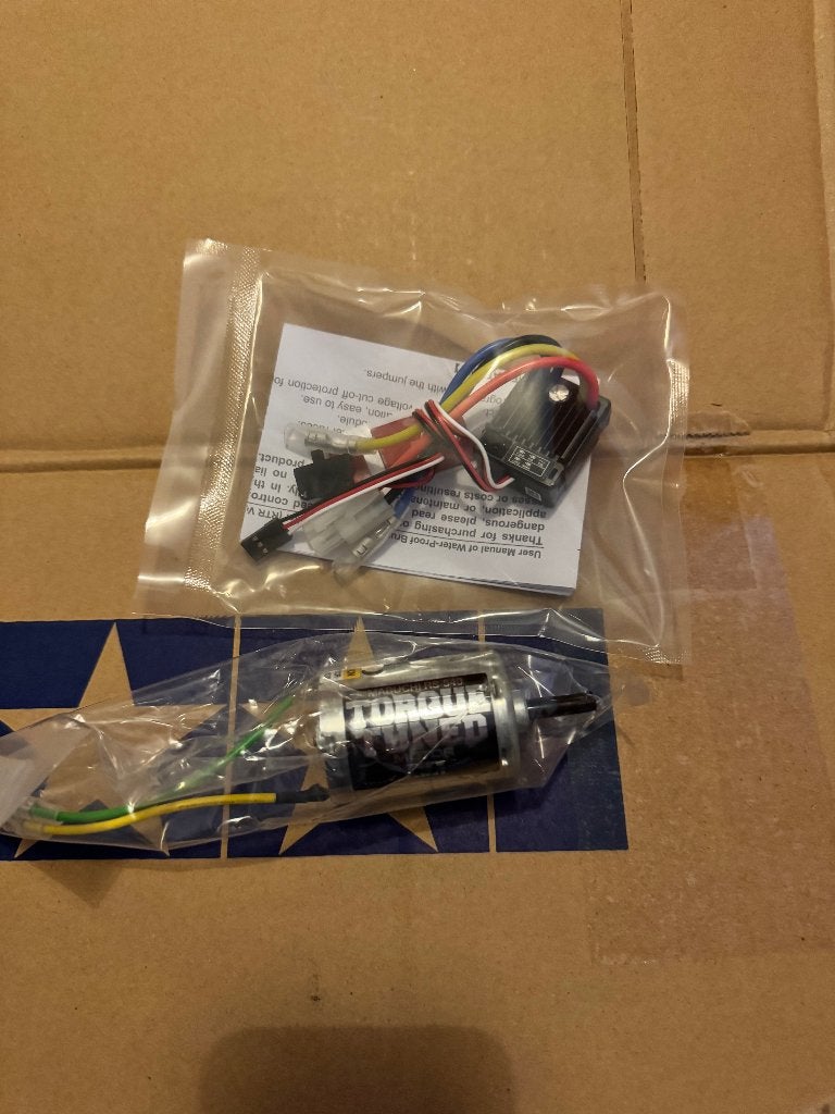 Hobbywing THW-1060-RTR ESC + Tamiya Torque Tuned Motor, Nieuw, Schaal 1:10, Onderdeel, Ophalen