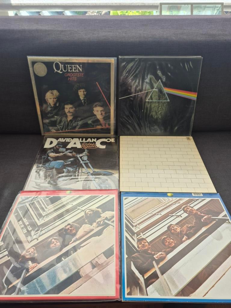 Queen, dire Straits, Pink Floyd, Beatles, David Allan Coe, Ophalen of Verzenden, Gebruikt
