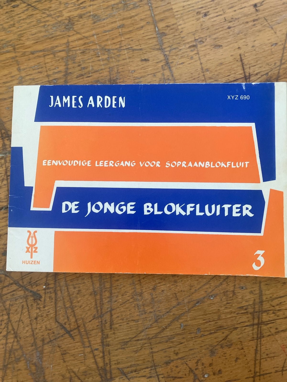 De Jonge Blokfluiter 3 - Eenvoudige leergang sopraanblokflui, Gebruikt, Overige genres, Les of Cursus, Ophalen of Verzenden