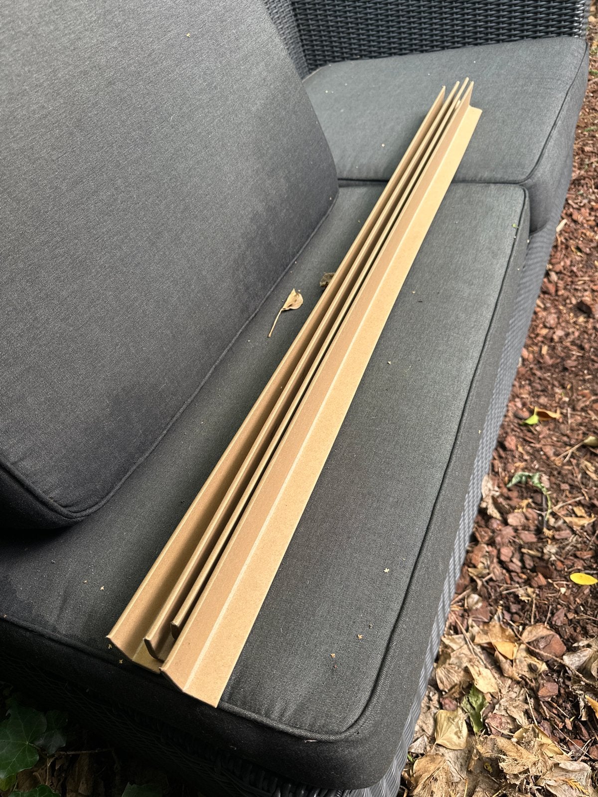 Kartonnen hoekprofielen voor bescherming, Ophalen, Gebruikt, 100 cm of meer, Overige typen