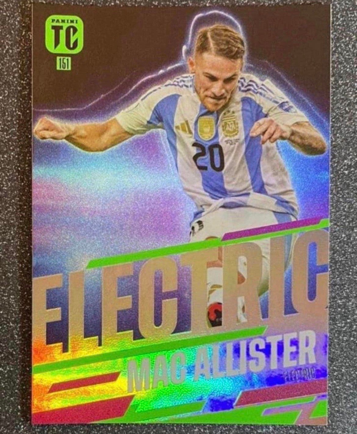Panini Top Class 2025   ELECTRIC   MAC ALLISTER   ARGENTINA, Verzenden, Zo goed als nieuw, Plaatje