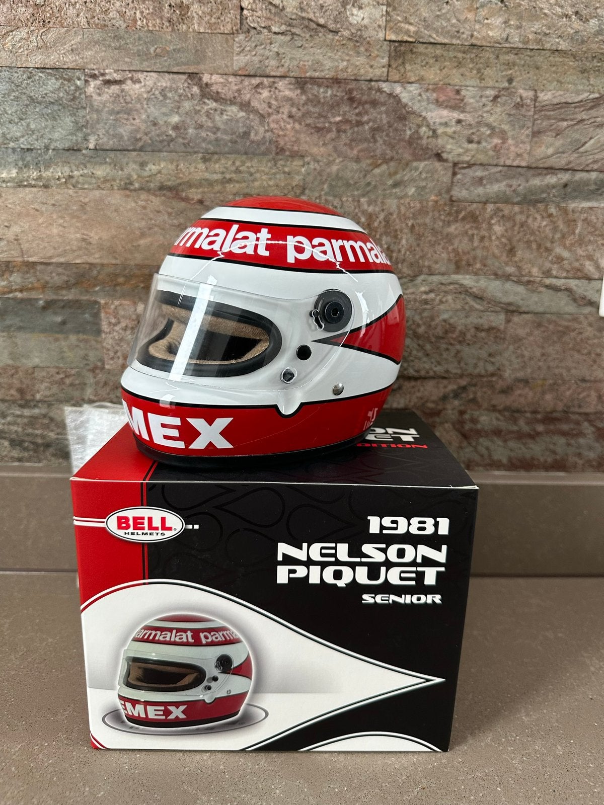 Nelson Piquet 1981 Kampioen 1:2 helm, Ophalen of Verzenden