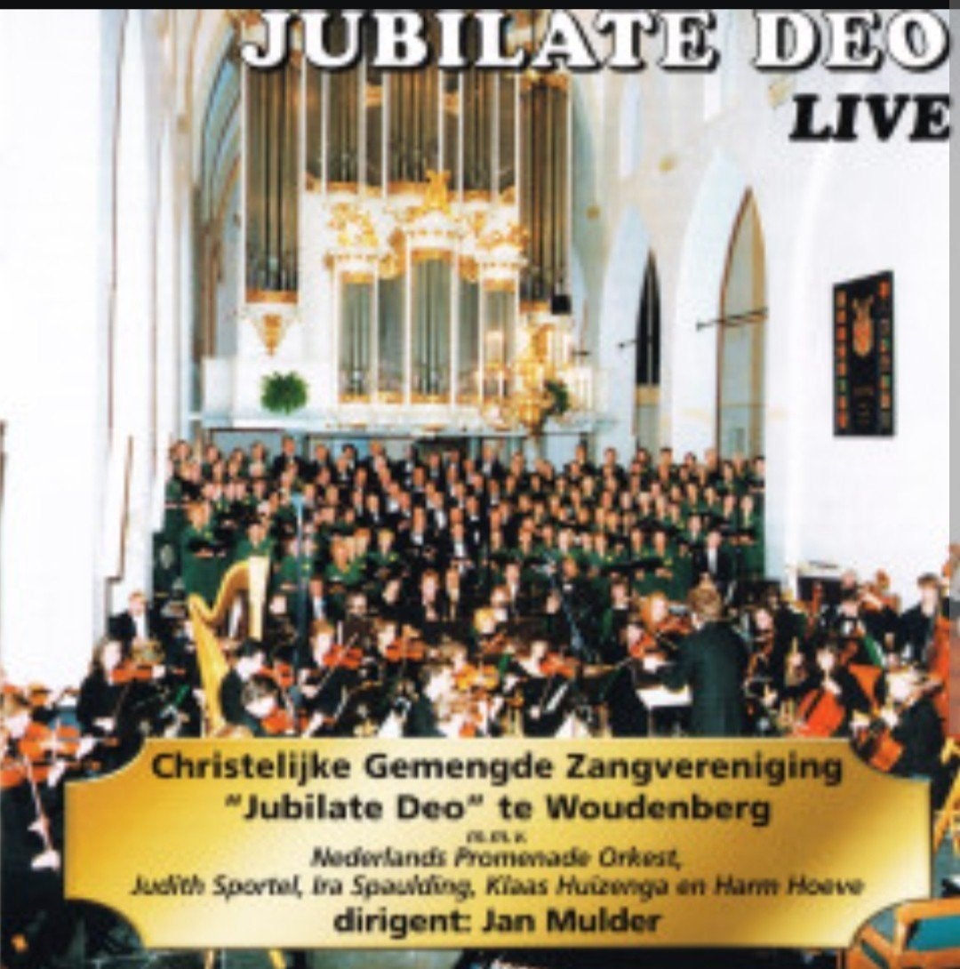 Jubilate Deo Live - Christelijke Gemengde Zangvereniging, Gebruikt, Geestelijke liederen, Harp, Ophalen of Verzenden