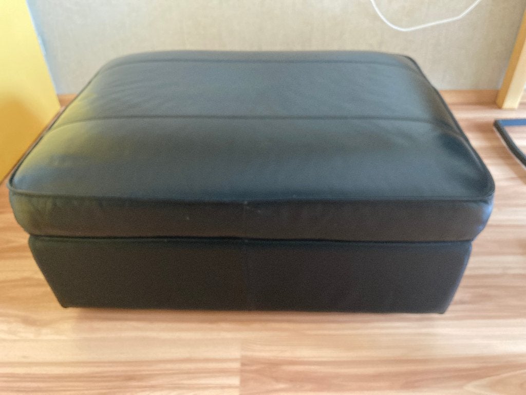 ikea poef, Minder dan 50 cm, Rond, Ophalen of Verzenden, Zo goed als nieuw
