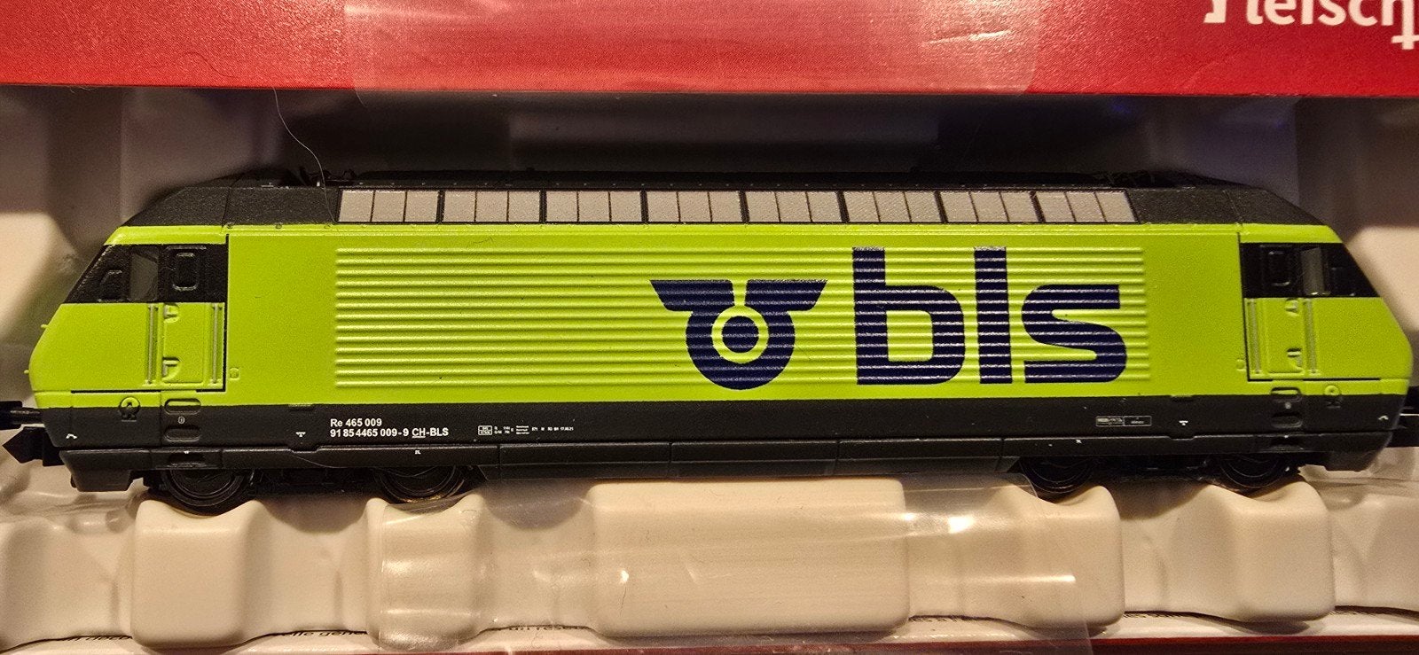 fleischmann piccolo 7570013 Re465 BLS  dcc sound top ovp!, Fleischmann, Ophalen of Verzenden, Zo goed als nieuw, Gelijkstroom