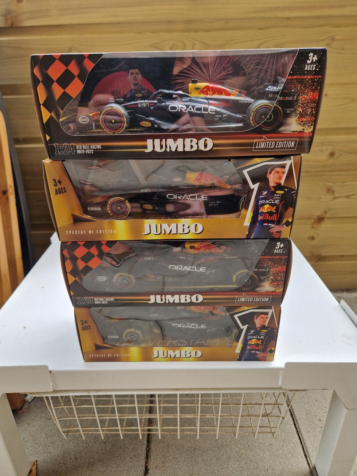 4x Max Verstappen Red Bull Auto - Nieuw in Doos, Ophalen of Verzenden