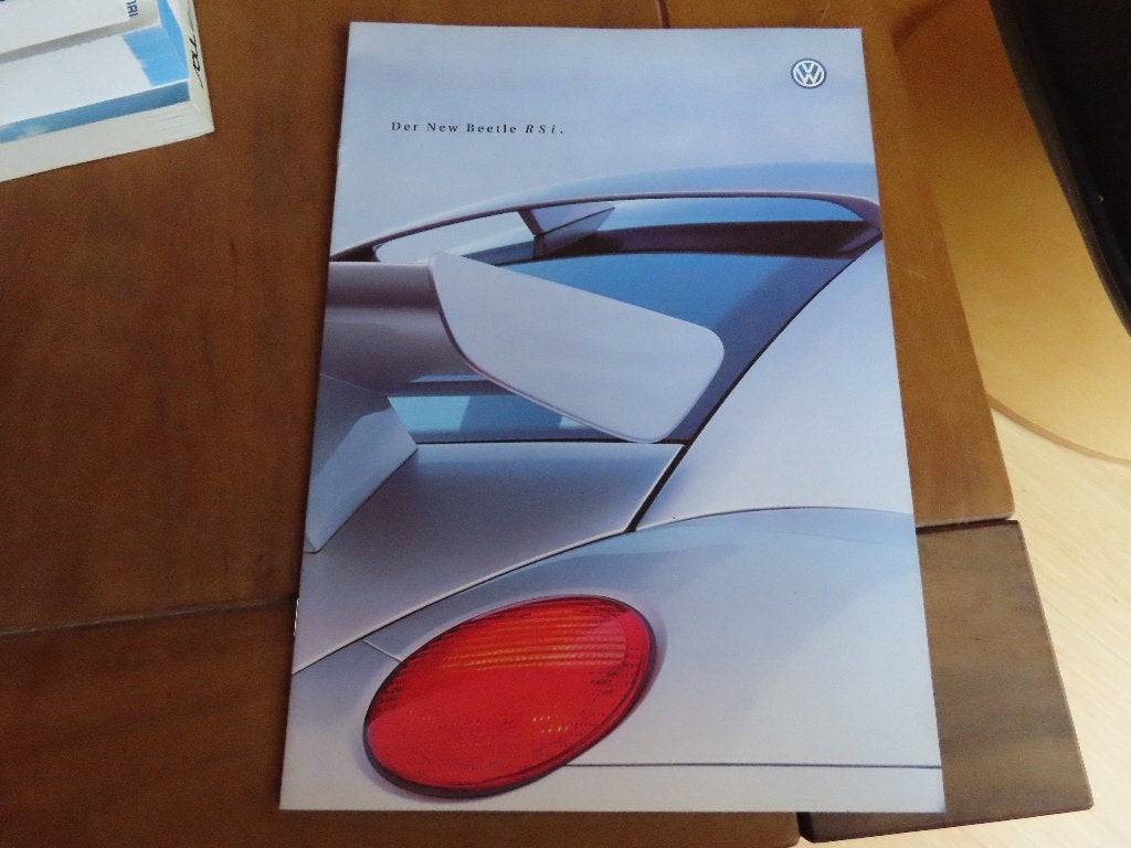 Folder Volkswagen new Beetle RSI 3.2 V6 2000, Duitse tekst, Volkswagen, Ophalen of Verzenden, Zo goed als nieuw, Volkswagen