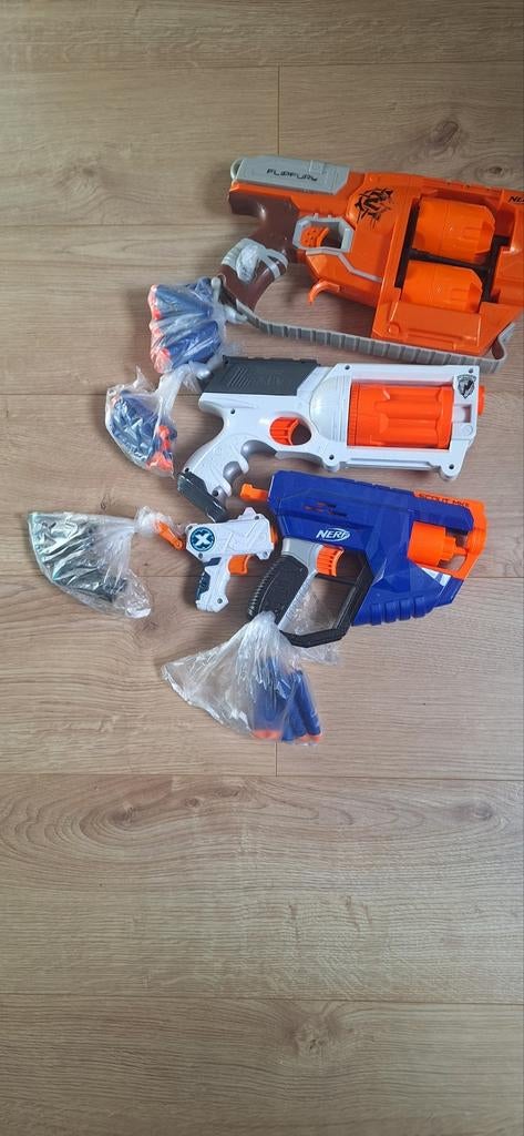 Nerf Blaster Set met pijltjes kan ook individueel koopen, Ophalen, Gebruikt, Jongen of Meisje