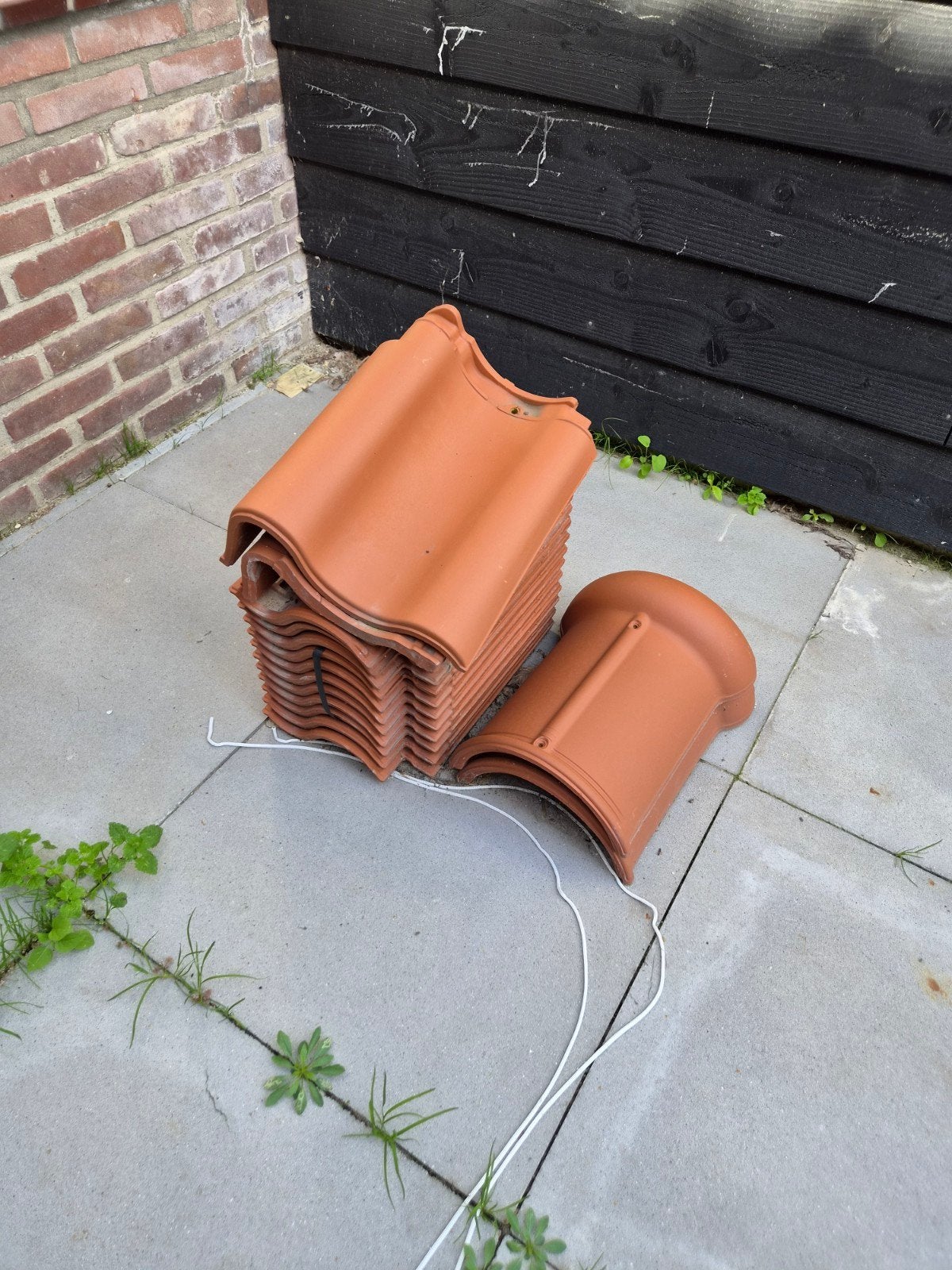 Dakpannen - nieuw, Doe-het-zelf en Verbouw, Ophalen, Steen of Klei, Nieuw, 15 m² of meer