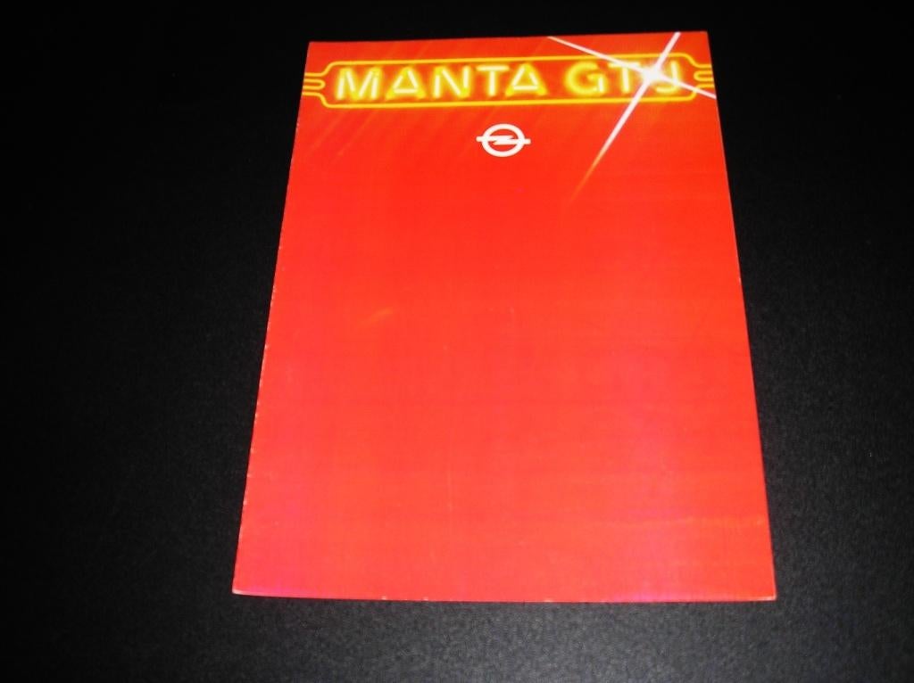 Opel Manta GT-J, Ophalen of Verzenden, Gelezen, Opel