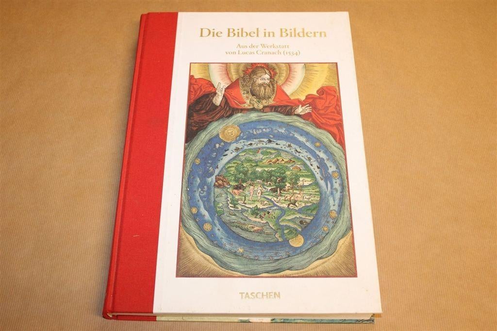 Bijbel in Beelden —Prachtige Illustraties Lucas Cranach [DE], Boeken, Ophalen of Verzenden, Gelezen