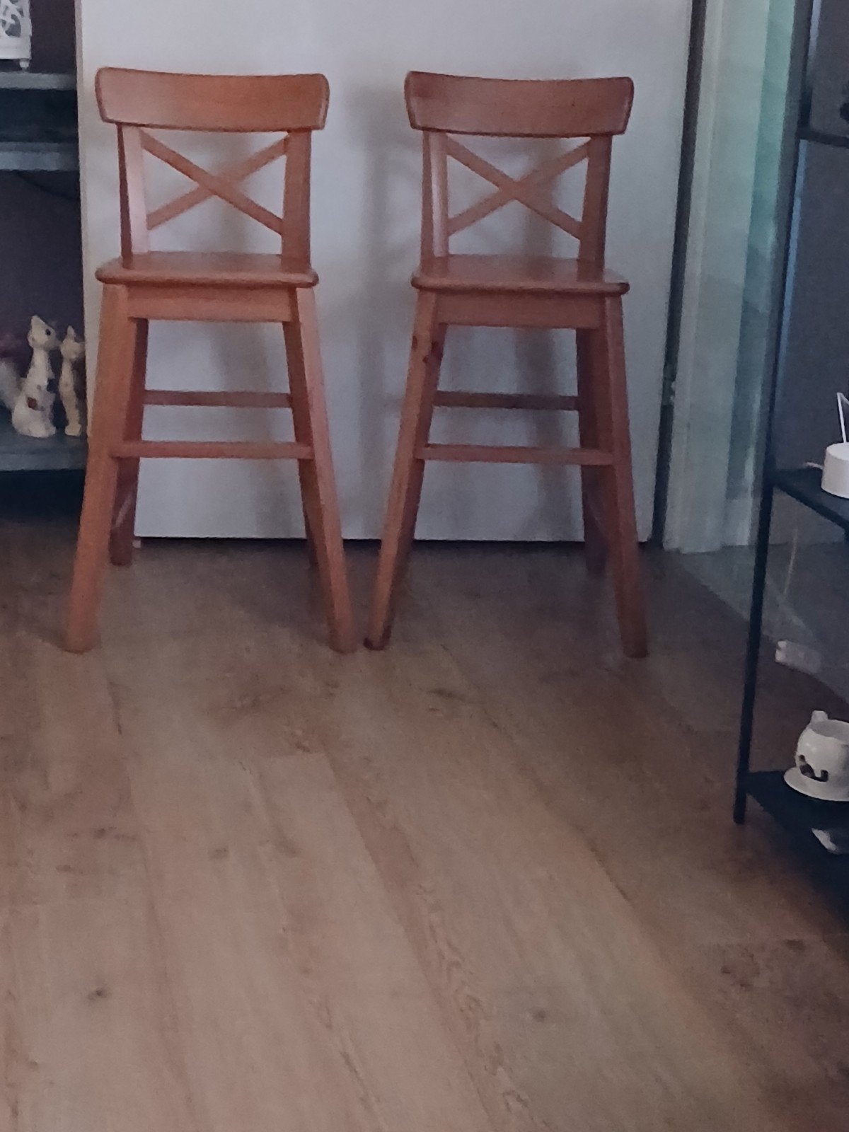 kinderkruk, Ophalen, Zo goed als nieuw, Hout, 30 tot 60 cm