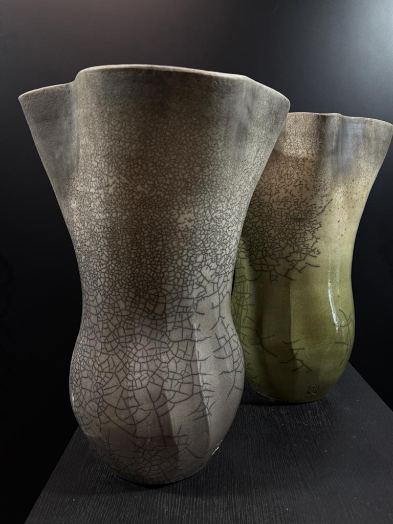 Vaas Domani, Overige kleuren, Ophalen of Verzenden, Minder dan 50 cm, Glas