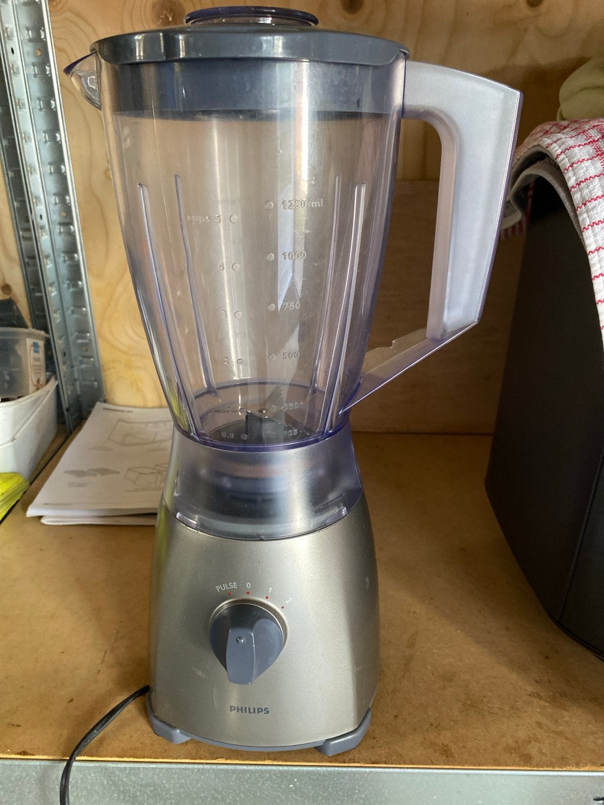 Philips HR1720 Blender - 400W, 1.25L kan, Ophalen, Gebruikt, Blender