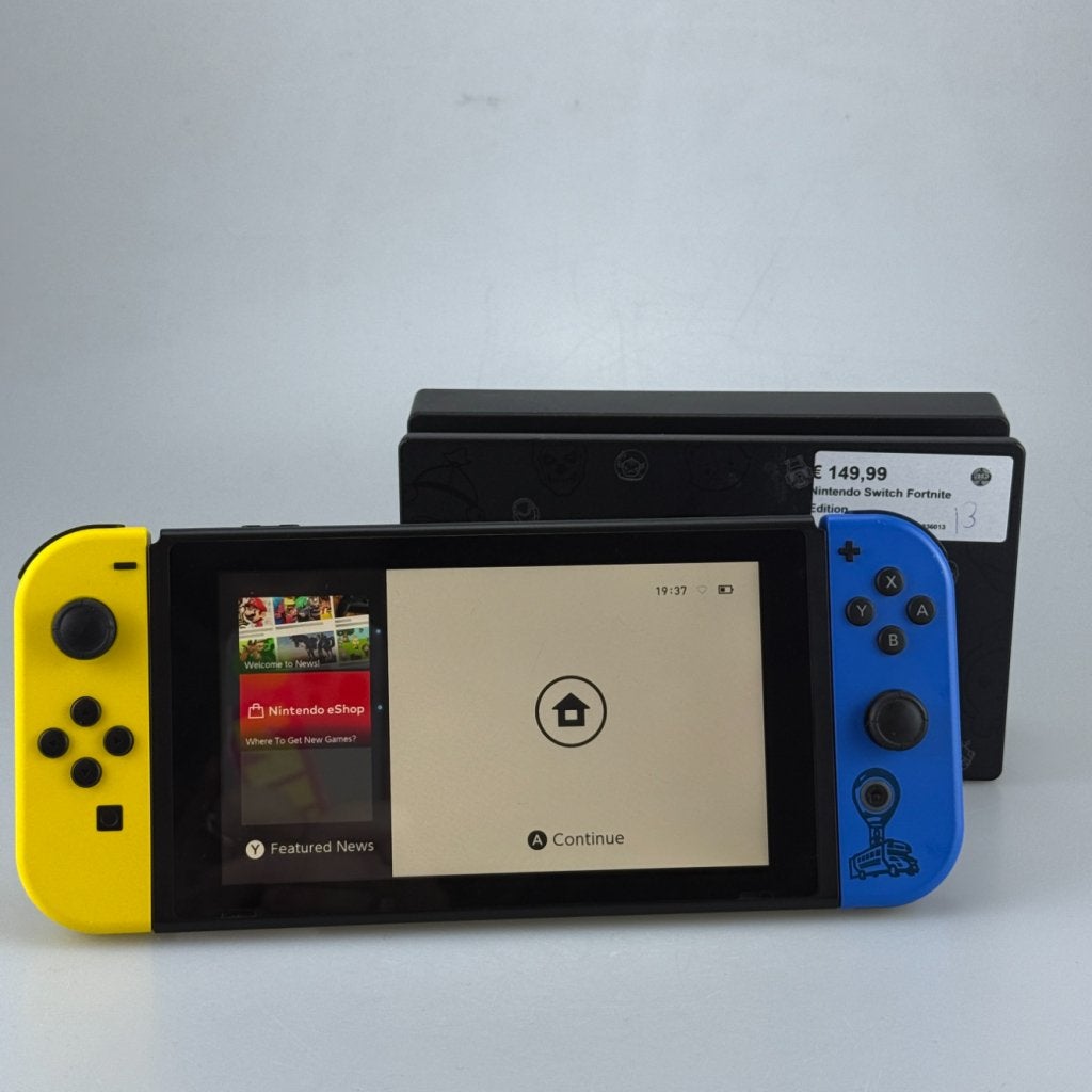 Nintendo Switch Fortnite Edition, Nintendo, Gebruikt, Support@nintendo.com, 11-1 Hokotate-cho, Kamitoba, Minami-ku
Kyoto 601-8501
Japan