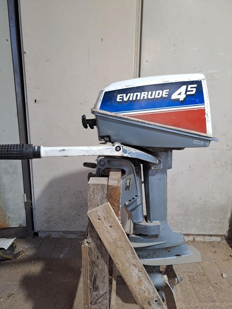 Evinrude 4.5 pk. Opknapper., Ophalen, Gebruikt, Motor en Techniek, Motorboot