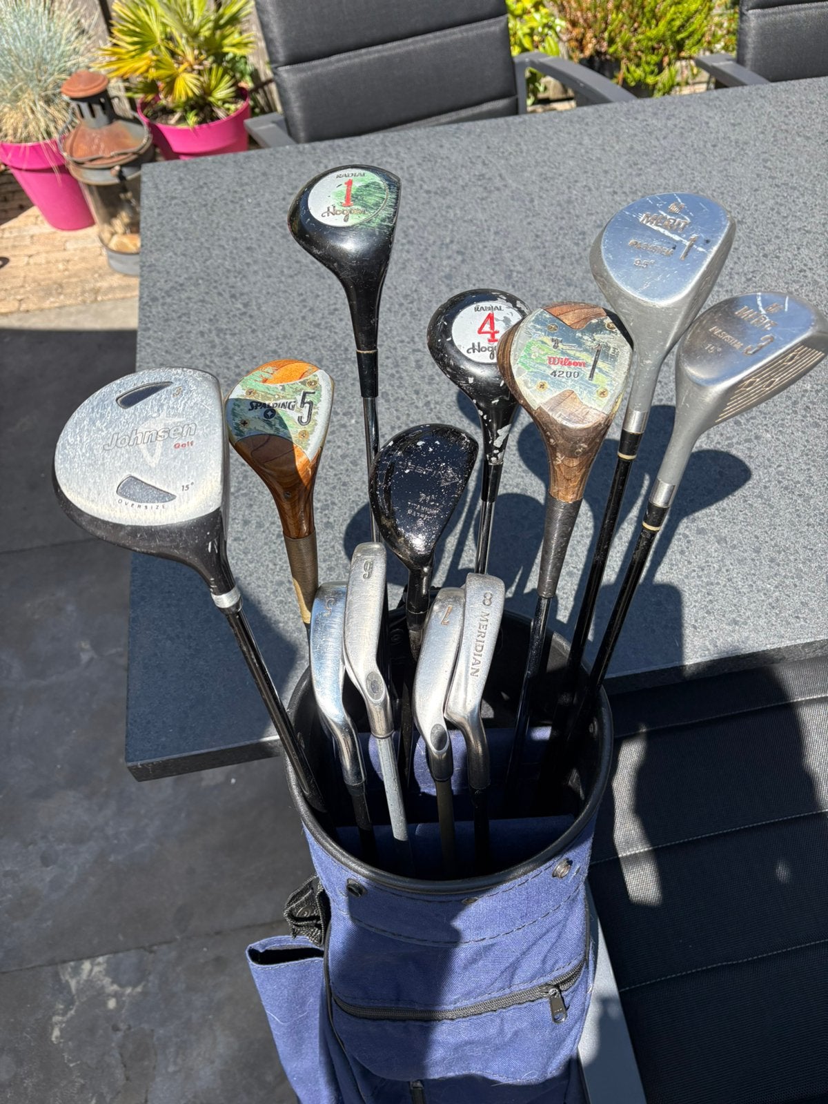 Golftas met golfclubs, Ophalen, Gebruikt, Club, Overige merken