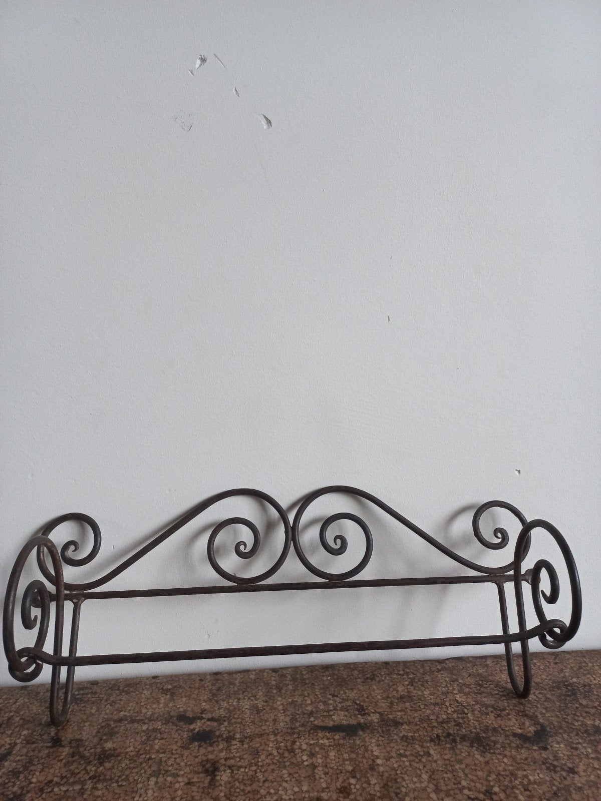 Wandrekje, Huis en Inrichting, Woonaccessoires | Wanddecoraties, Metaal, Ophalen of Verzenden, Zo goed als nieuw, Bruin