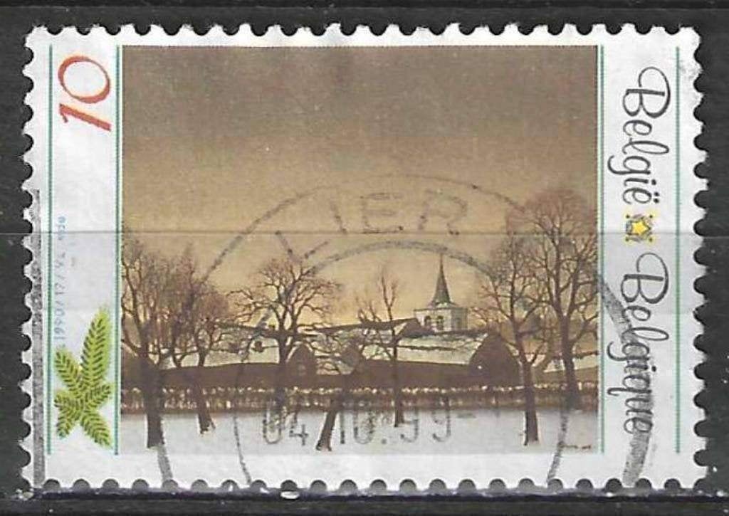 Belgie 1990 - Yvert/OBP 2392 - Kerstmis en Nieuwjaar (ST), Verzenden, Gestempeld, Kerst