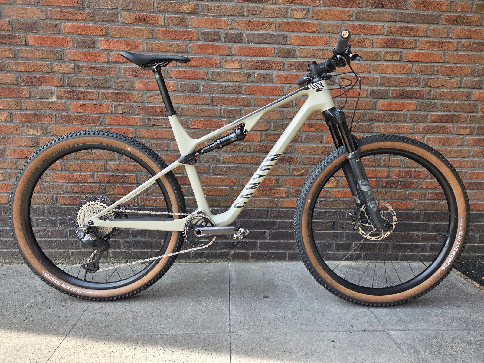 Canyon Lux Trail CF7 Di2 (maat L), Fietsen en Brommers, Fietsen | Mountainbikes en ATB, Gebruikt, Fully, Schijfrem, Ophalen