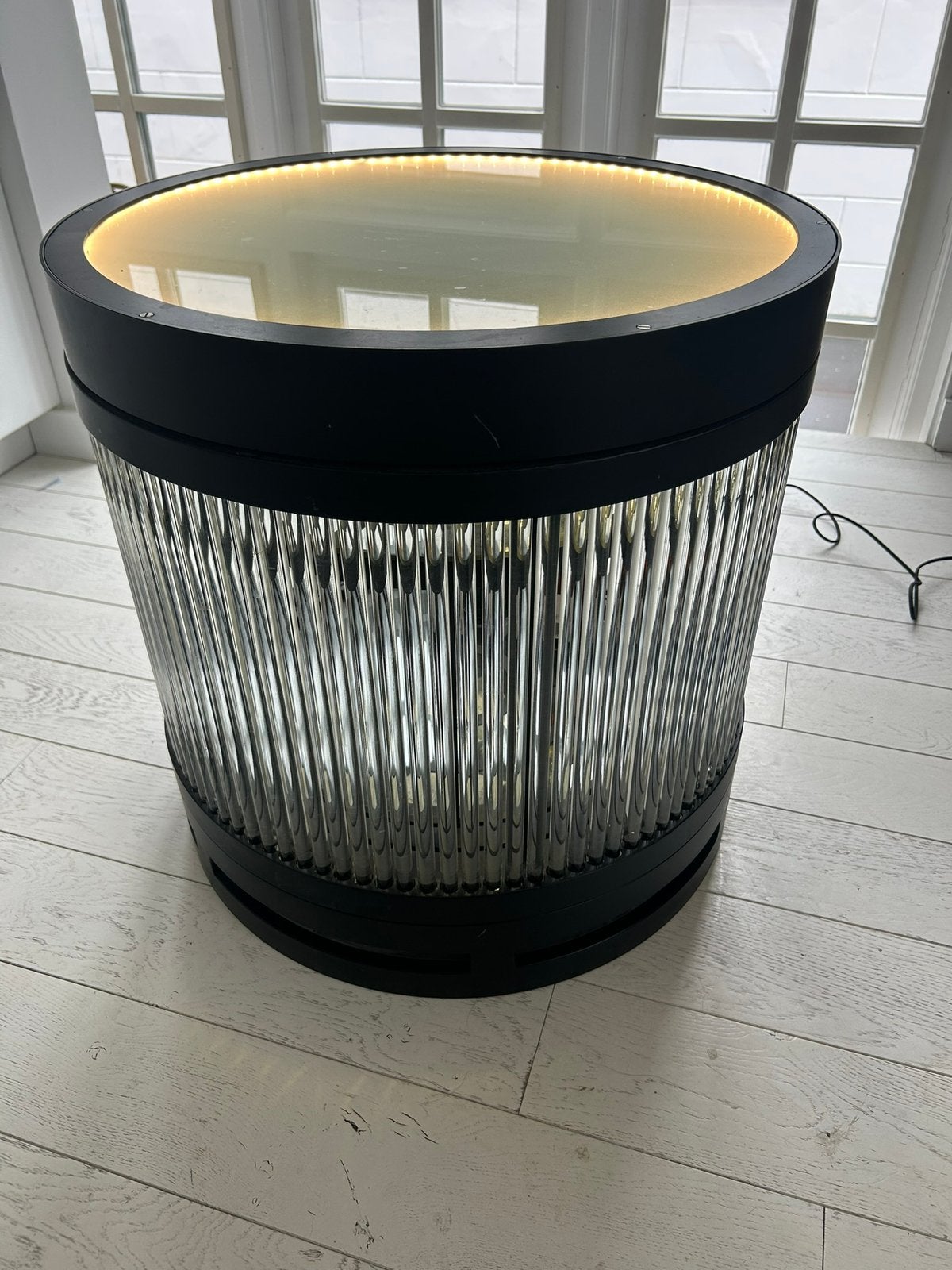 Exclusieve designbar van Timothy Oulton met verlichting, Ophalen, Zo goed als nieuw