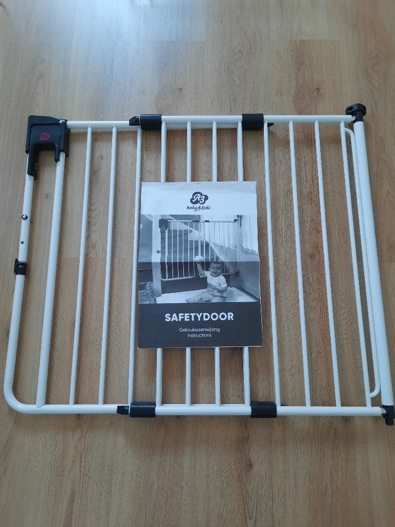 A3 Traphek Safetydoor Wit (2 stuks), Kinderen en Baby's, Traphekjes, Ophalen, Gebruikt, 115 cm of meer, Metaal of IJzer