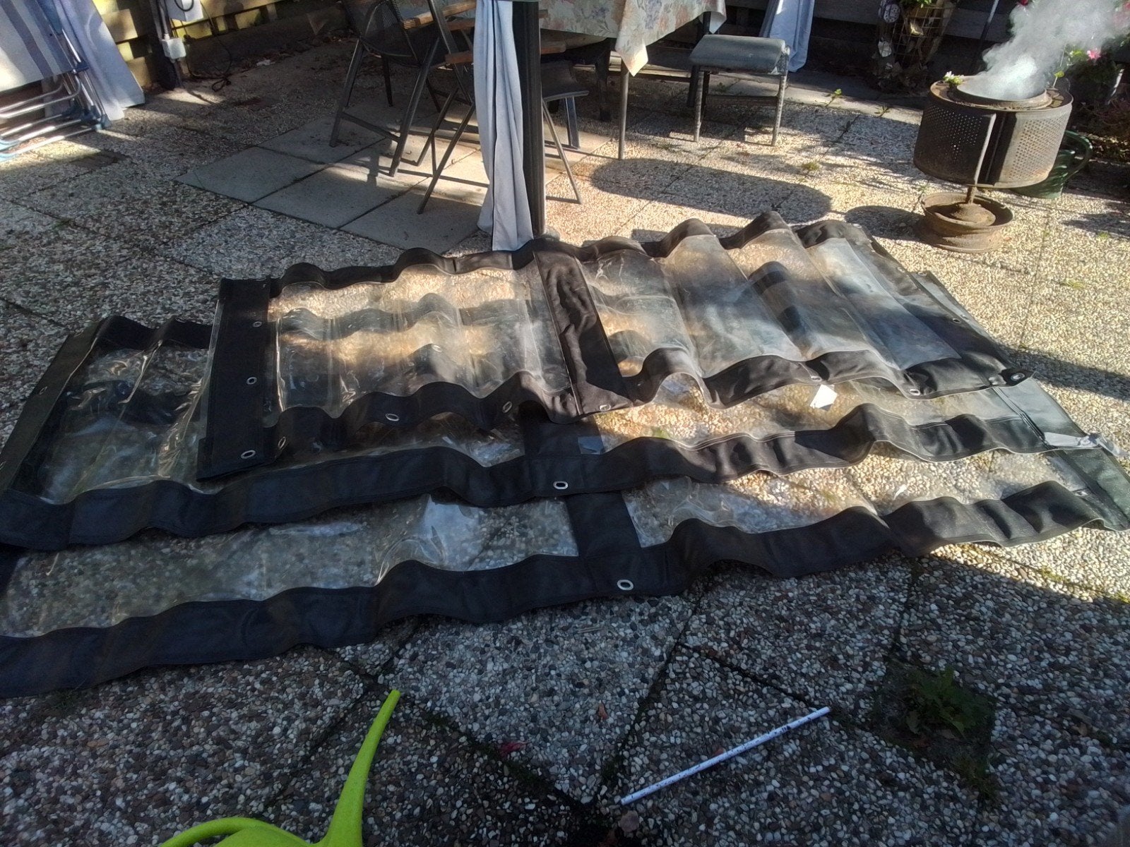 3 veranda zeilen - diverse maten, Gebruikt, Minder dan 4 meter, Overige typen, Minder dan 2 meter