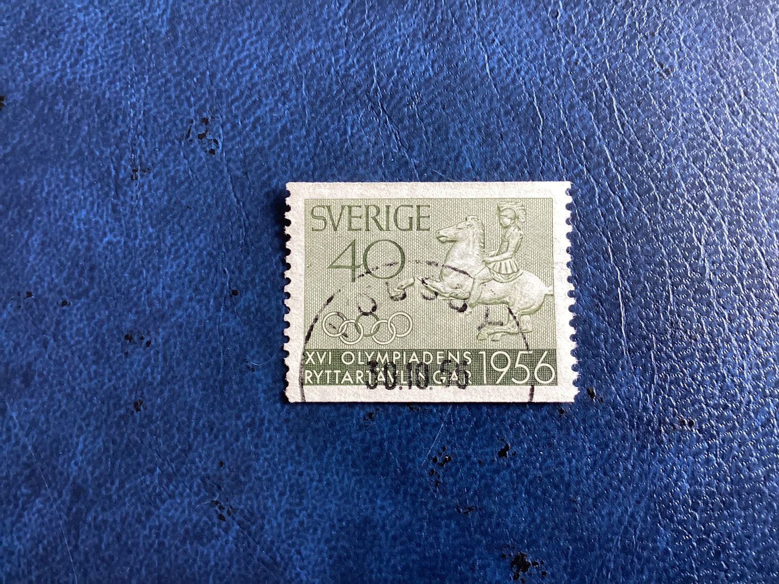 Zweden 1956 - Mi.415- Olympische Spelen, Met stempel, Ophalen of Verzenden, Gestempeld, Gestempeld
