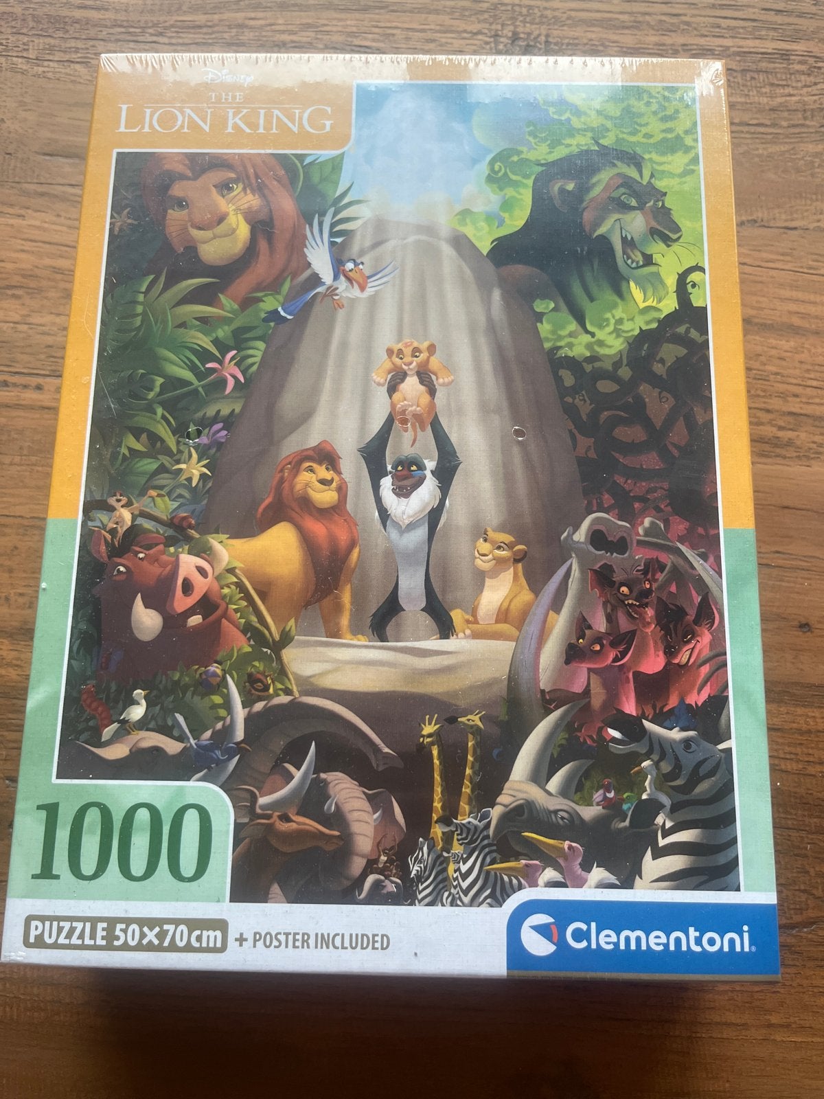 Clementoni De Leeuwenkoning Puzzel 1000 stukjes, Ophalen of Verzenden, Meer dan 50 stukjes, Nieuw, 6 jaar of ouder