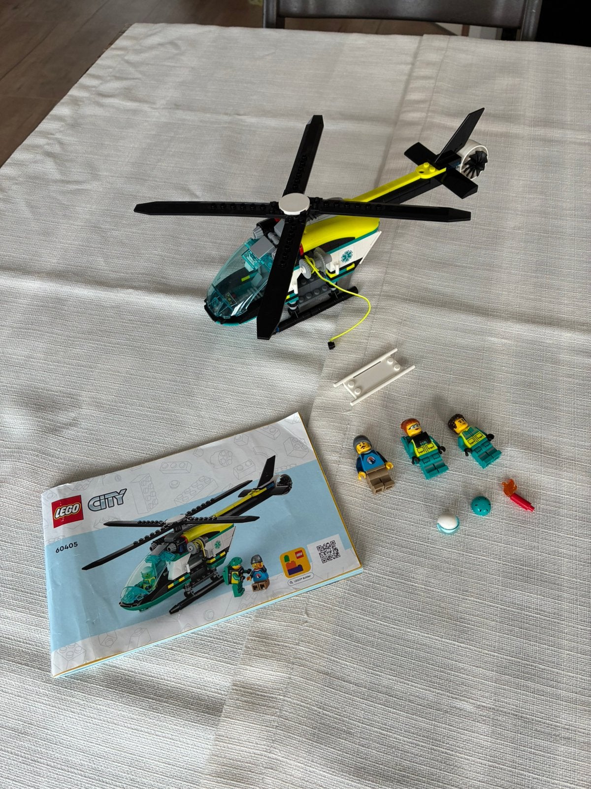 Lego 60405 Emergency Rescue Helicopter, Compleet, Lego, Ophalen of Verzenden, Complete set