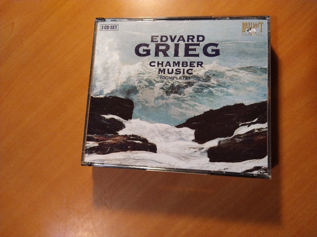 3-CD Edvard Grieg. Chamber Music (Complete), Ophalen of Verzenden, Classicisme, Zo goed als nieuw, Kamermuziek