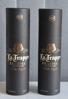 La Trappe oak aged batch 56 2 flessen limited edition, Verzamelen, Biermerken, Ophalen of Verzenden, Zo goed als nieuw, Flesje(s)