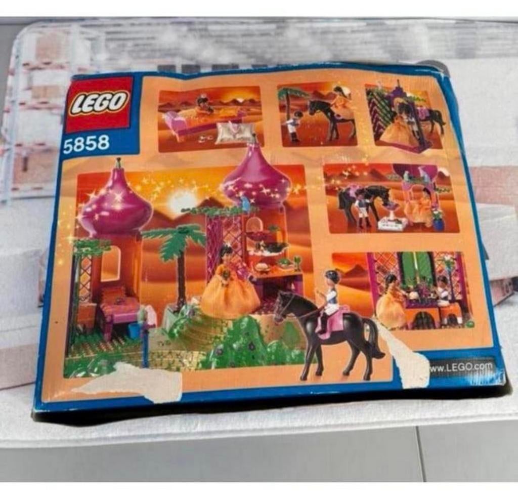 LEGO set - The Golden Palace 5858 Gouden paleis Zeldzaam, Gebruikt, Ophalen of Verzenden, H, H