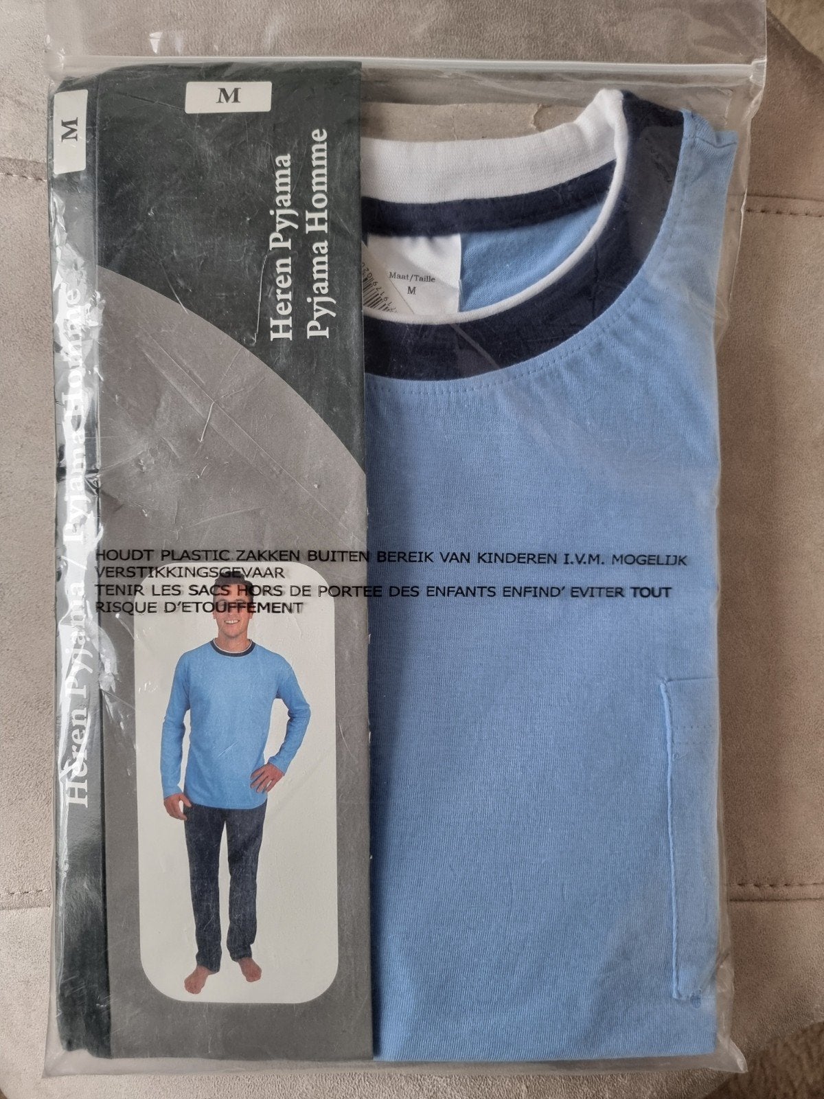 Heren Pyjama Maat M (nieuw), Kleding | Heren, Ophalen of Verzenden, Nieuw, Onbekend