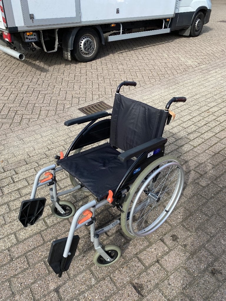 Inklapbare rolstoel, Ophalen, Inklapbaar, Gebruikt, Duwrolstoel