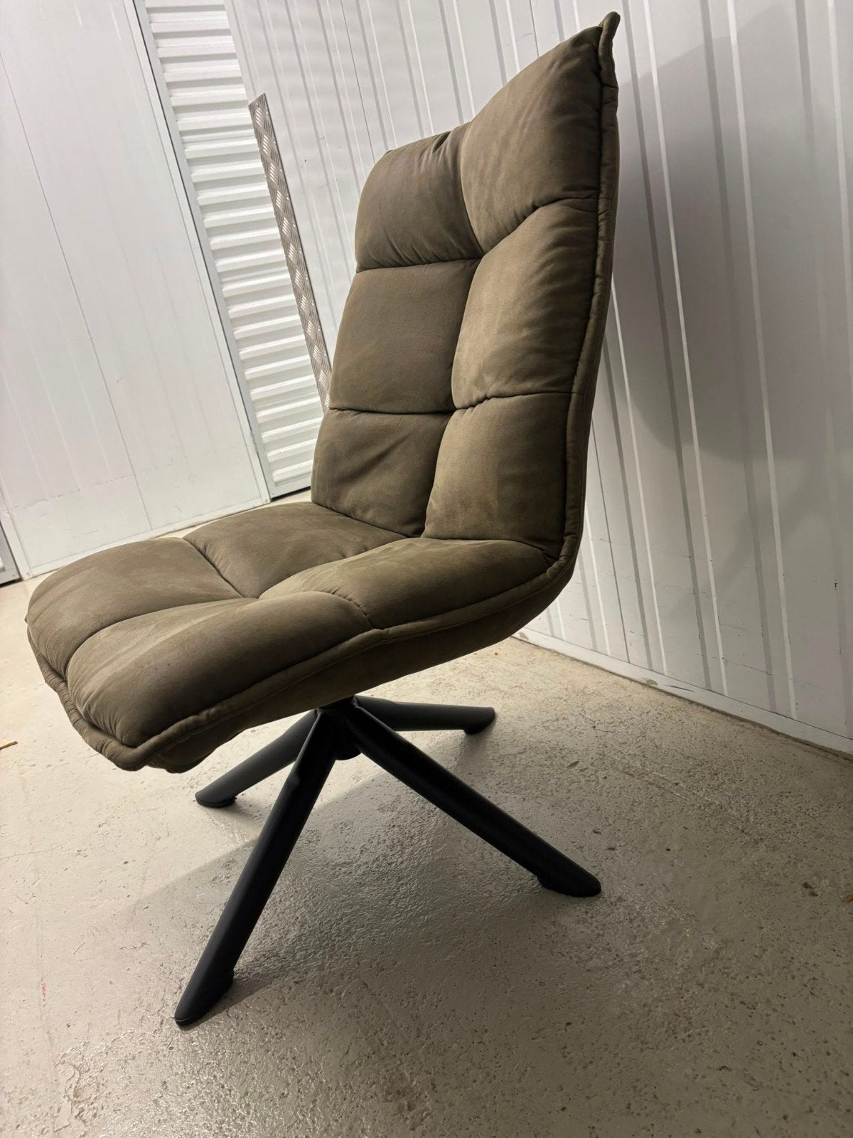 Draai fauteuils/stoel | Groen., Ophalen, Overige materialen, Minder dan 75 cm, Zo goed als nieuw