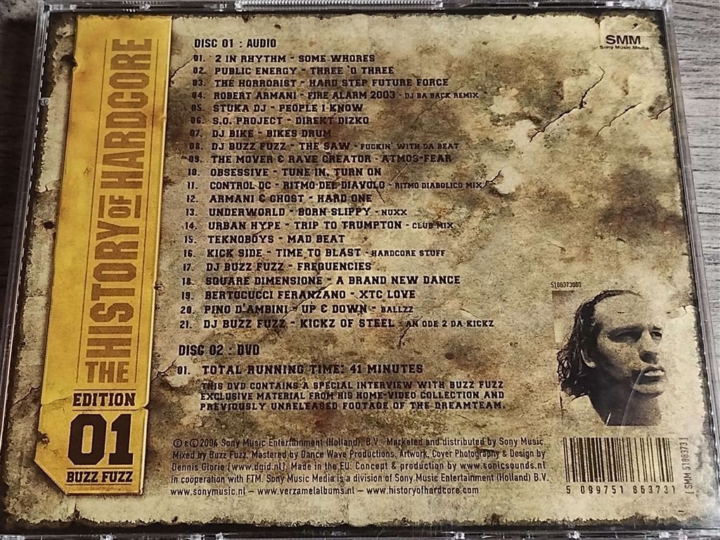 Buzz Fuzz ‎– The History Of Hardcore - The Dreamteam Edition, Cd's en Dvd's, Ophalen of Verzenden, Zo goed als nieuw, Disco