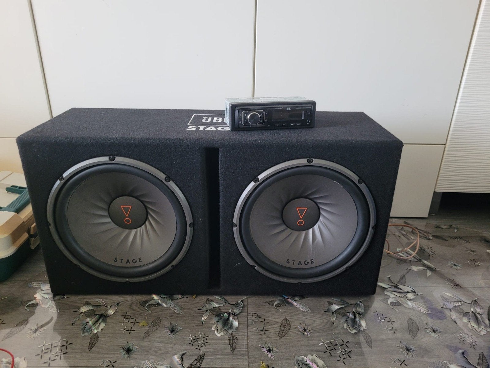 JBL Car Audio Set: Versterker, Radio & Subwoofer, Ophalen, Gebruikt